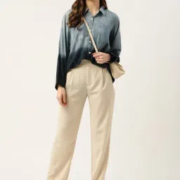 Maaesa Grey & Black Tie & Dye Shirt image 4