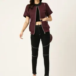 BRINNS Burgundy Casual Jacket image 4