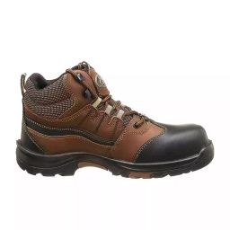 Allen Cooper Composite Toe Safety Shoes High Ankle PU Sole Size 8 UK/India Brown, AC-1432-picture-22