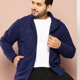 Sztori Plus Size Mock Collar Fuzzy Sweatshirt-picture-14
