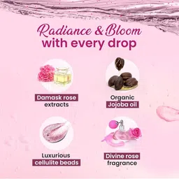 Elecsera Rose Shower Gel For Hydrating - 200 ml image 3