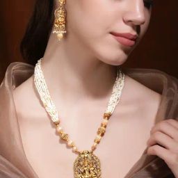 Rubans Gold-Tone Plated Set for Women-picture-5
