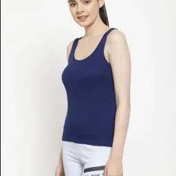 Friskers Navy Cotton Camisole image 3