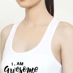 Friskers White Graphic Print Camisole image 5