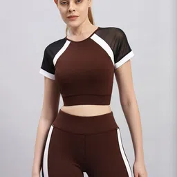 Label nyc apparel Colourblocked Full Coverage Workout Bra-picture-19