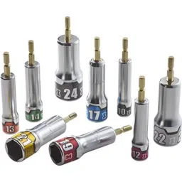 Ktc Impact Driver Hexagon Socket Bit 19 mm 6.35 mm Sq. Drive, BZP63-19 image 2