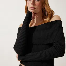 Happiness istanbul Women Striped Pullover-picture-32