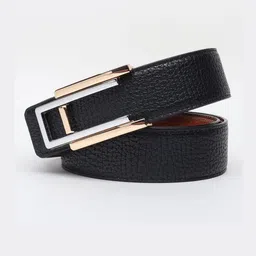 Roadster The Lifestyle Co. Men Textured PU Reversible Formal Belt image 2
