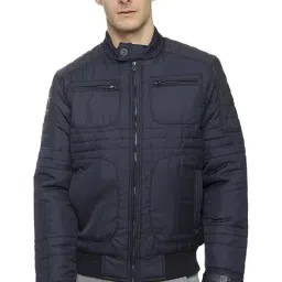 Duke Navy Full Sleeves Jacket-image-2