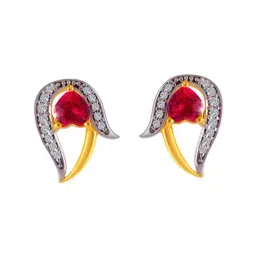 P.C. Chandra Jewellers 14 kt Gold Earrings-picture-13