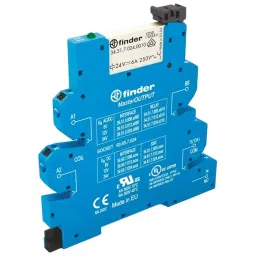 Finder 39 Series Interface Relay DIN Rail Mount 6 V AC/DC Coil SPST, 39.51.0.006.0060-image-3