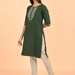 Marcia Women Ethnic Motifs Embroidered Thread Work Kurta image 5