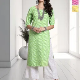 HERE&NOW Women Ethnic Motifs Printed Crepe Kurta-picture-19