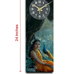 Olive tree Wooden Designer Tic-Toc Movement Wall Clock for Home | Wooden Wall Clock for Living Room Bedroom image 2