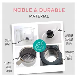 Beaba Babycook Neo 4 In 1 Baby Food Processor Blender Steamer And Cooker - Night Blue image 3