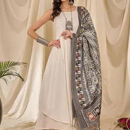 InWeave Regular Kurta with Trousers & With Dupatta-picture-15