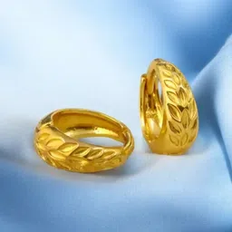 SHREE KRISHNA SHOPPING Unisex Gold-Plated Brass Earrings-picture-40