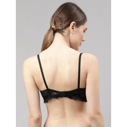 Samvar Black Cotton Non-Wired Non Padded Minimizer Bra image 2