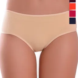 DHANDAI FASHION Pack Of 5 Pure Cotton Bikini Briefs Soft Cotton Panty (SC-M-12)Mlt Pcs-5-picture-16