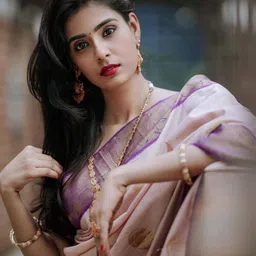 Sitanjali Woven Design Zari Silk Blend Kanjeevaram Saree image 5