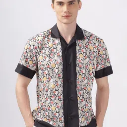 Vestirio Men Relaxed Floral Opaque Printed Casual Shirt-image-35