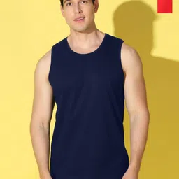 WOOSTRO Men Pack of 2 Solid Round Neck Cotton Slim Fit Sports T-shirts-image-93