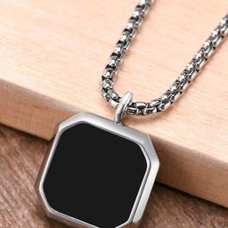 J.S ENTERPRISES Square Pendants with Chains-picture-11