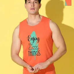 WOOSTRO Men Pack of 2 Typography Printed Round Neck Slim Fit Printed T-shirts-picture-17