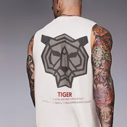 Rigo Men Graphic Printed Round Neck Pure Cotton Oversized T-shirt-picture-40