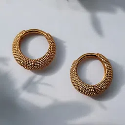 SHREE KRISHNA SHOPPING Gold-Plated Brass Earrings-picture-14