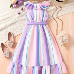 YK Print Fit & Flare Maxi Dress image 4