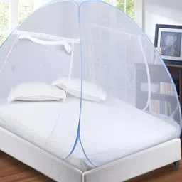 Silver Shine Multicoloured Polyester King Mosquito Nets-picture-12