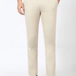 Peter England Casuals Men Super Slim Fit Regular Trousers-image-15