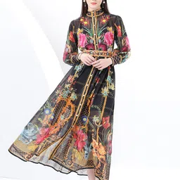 JC Collection Women Fit and Flare Dress image 2