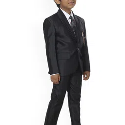 BAESD Boys 5 Piece Single-Breasted Suits image 3