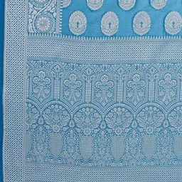 Leelavati Woven Design Zari Pure Georgette Kanjeevaram Saree image 4