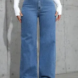 VK FASHION Women Jean Wide Leg High-Rise Stretchable Jeans-picture-39