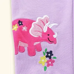 INCLUD Girls Floral Embroidered Original Easy Wash Jogger Trousers image 3