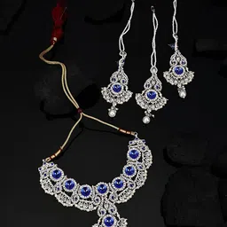Anouk Gold-Plated Stone-Studded Jewellery Set-picture-42