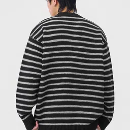 Mast & Harbour Men Striped Pullover image 2