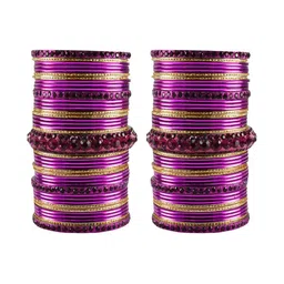 Vidhya Kangan Set Of 82 Stones-Studded Bangle-picture-38