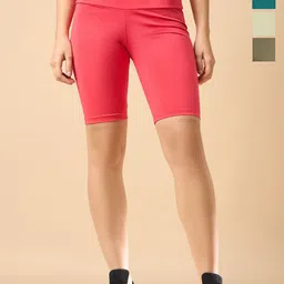 COLOR CAPITAL Women Pack of 4 Ankle-Length Fly Dry Cycling Shorts-picture-22