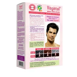 Vegetal Set Of 2 Bio Natural Hair Colour- 150 g Each - Soft Black image 4