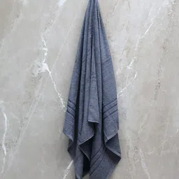 BOMBAY DYEING Flora Grey Pure Cotton 400 GSM Bath Towel-picture-16