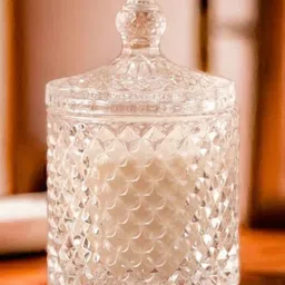 Garden Deco Unisex Elegant Vintage Glass Jar Candle image 2