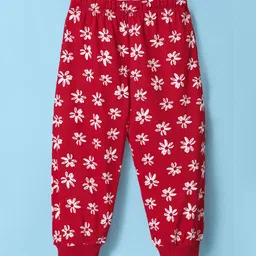 Honeyhap Printed Round Neck Pure Cotton T-shirt With Joggers image 3