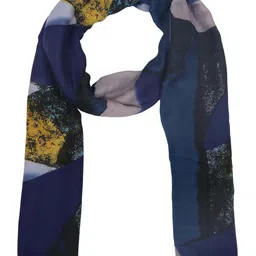 FabSeasons Abstract Printed Lightweight Cotton Viscose Blend Stole image 2