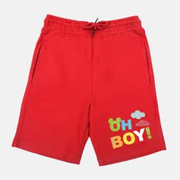 YK Disney Boys Printed Mid-Rise Shorts-image-76