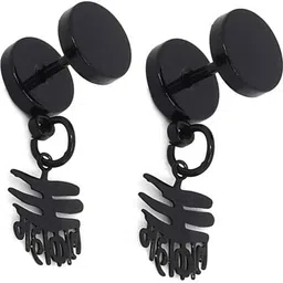 shobhram Unisex Gold Earrings image 2