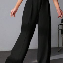 Next One Women Smart High-Rise Easy Wash Pleated Trousers-picture-16